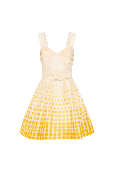Rebecca Vallance Ottilie Mini Dress In Neutrals
