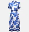 Rebecca Vallance Paros Floral Cotton Midi Dress