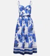 Rebecca Vallance Paros Floral Cotton Midi Dress