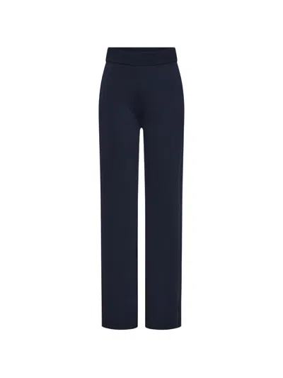 Rebecca Vallance Perach Knit Trousers In Blue
