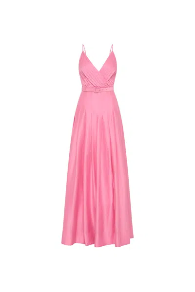 Rebecca Vallance Petalite Maxi Dress In Pink