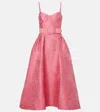 Rebecca Vallance Petra Midi Dress - Women's - Polyester/silk/fabric In Pink