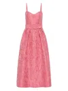 Rebecca Vallance Petra Midi Dress - Women's - Polyester/silk/fabric In Pink