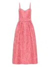 Rebecca Vallance Petra Midi Dress - Women's - Polyester/silk/fabric In Pink
