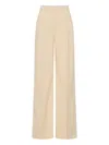 Rebecca Vallance Rowan High-rise Wide-leg Pants In Neutral