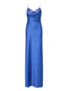 Rebecca Vallance R Vallance Remi Strp Lace Insert Gown Blue In Blue