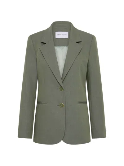 Rebecca Vallance Reese Single-breasted Blazer In Green
