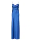 Rebecca Vallance R Vallance Remi Strp Lace Insert Gown Blue In Blue