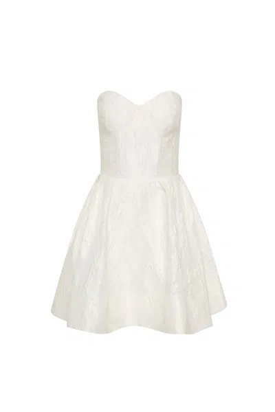 Rebecca Vallance Revolution Mini Dress In White