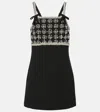 Rebecca Vallance Rina Strap Mini Dress In Black