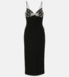 Rebecca Vallance X Nicky Hilton Valor Midi Dress In Black
