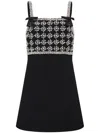 Rebecca Vallance Rina Strap Mini Dress In 黑色