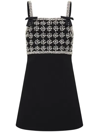 Rebecca Vallance Rina Strap Mini Dress In Black