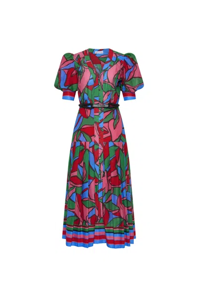 Rebecca Vallance Romona Button Midi Dress