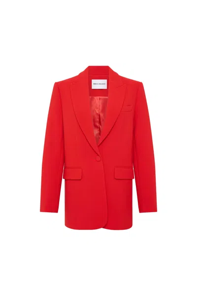 Rebecca Vallance Rory Single-breasted Blazer In Red