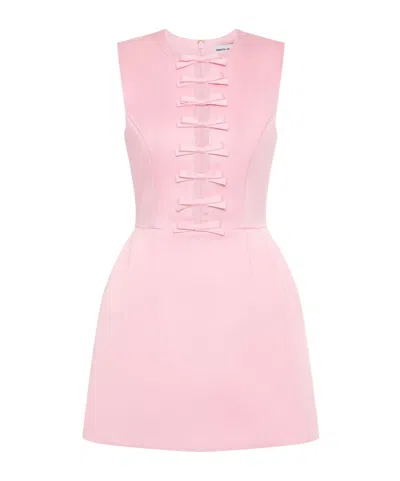 REBECCA VALLANCE ROUND NECK SLEEVELESS DRESS