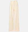 Rebecca Vallance Rowan High-rise Wide-leg Pants In Neutral