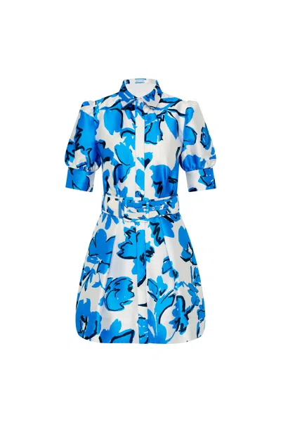 Rebecca Vallance Sapphira Mini Dress In Blue