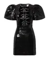 Rebecca Vallance X Nicky Hilton Lena Mini Dress In Black
