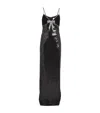 Rebecca Vallance Sequinned Lena Gown In Black