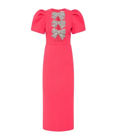 Rebecca Vallance Posey Midi Dress In Pink