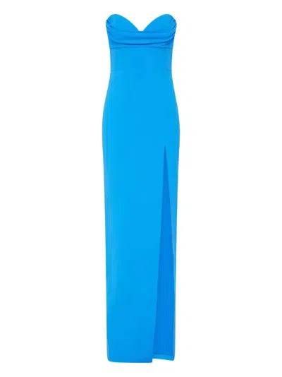 Rebecca Vallance Skyla Gown In Blue