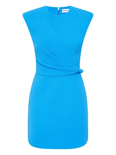 REBECCA VALLANCE SKYLA TWIST-DETAIL MINI DRESS