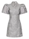 Rebecca Vallance Sterling Mini Dress In Gray