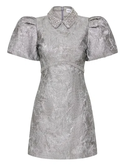 Rebecca Vallance Sterling Mini Dress In Gray