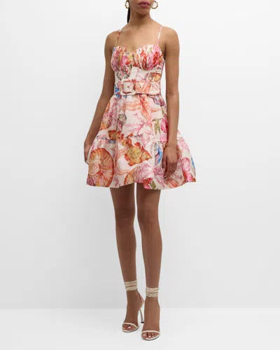 Rebecca Vallance Summer Seas Midi Dress In Print