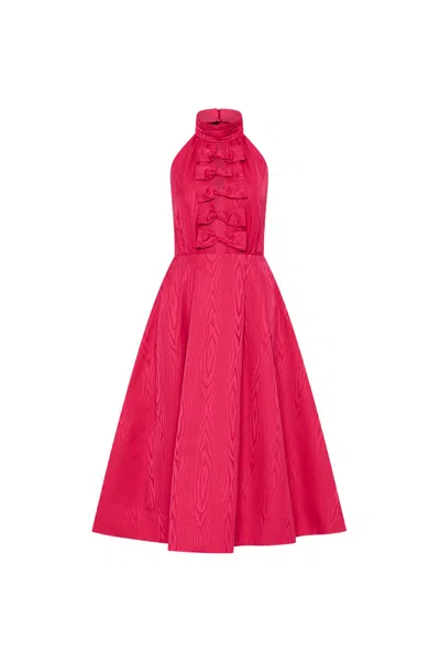 Rebecca Vallance Tahlia Halter Midi Dress