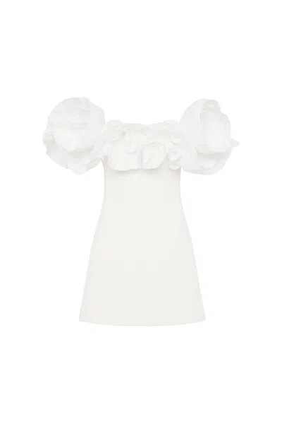 Rebecca Vallance Tessa Mini Dres In White