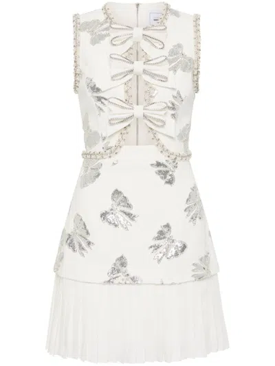 Rebecca Vallance Valor Mini Dress In White | ModeSens