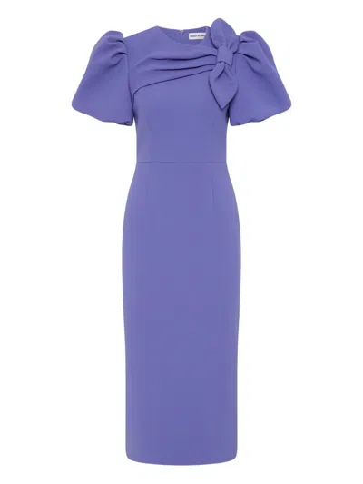 Rebecca Vallance Violetta Kleid Mit Schleife In Blue