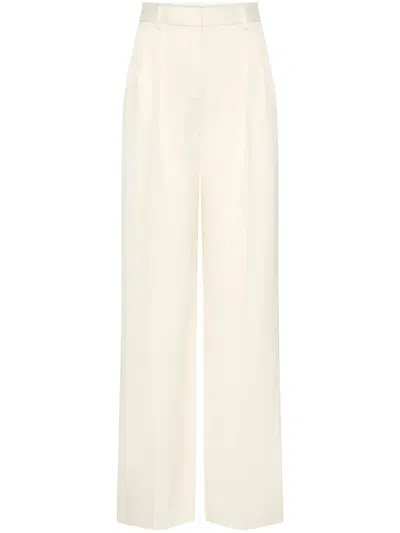 Rebecca Vallance Wide-leg Trousers In White