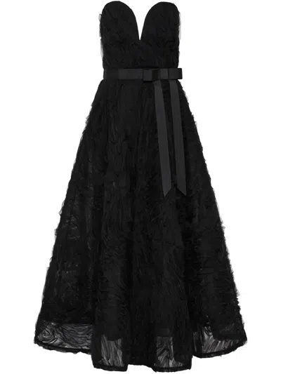 Rebecca Vallance Willow Mini Dress In Black