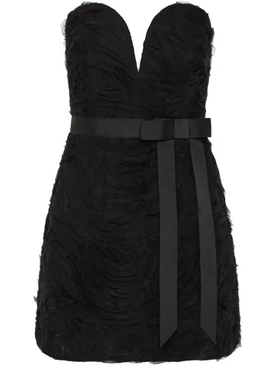 Rebecca Vallance Willow Mini Dress In Black