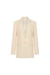 Rebecca Vallance Button Winnie Blazer In Neutral