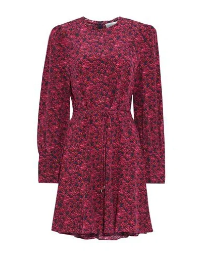 Rebecca Vallance Woman Mini Dress Fuchsia Size 2 Silk In Pink