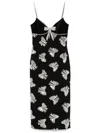 Rebecca Vallance X Nicky Hilton Valor Midi Dress In Black