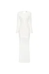 Rebecca Vallance Xanthe Long Sleeve Gown In White