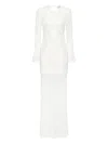 Rebecca Vallance Xanthe Long Sleeve Gown In White