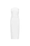 Rebecca Vallance Xanthe Midi Dress In White