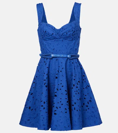 Rebecca Vallance Zaffree Cotton Midi Dress In Blue