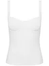 Rebecca Vallance Zia Knit Bralette In White