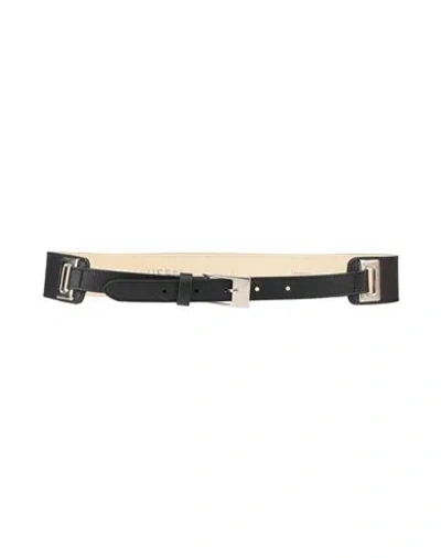 Rebel Queen By Liu •jo Woman Belt Black Size S Calfskin