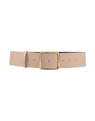 Rebel Queen By Liu •jo Woman Belt Blush Size M Leather In Brown