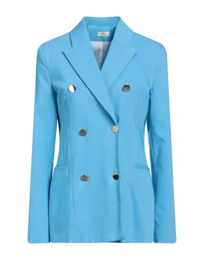 Rebel Queen By Liu •jo Rebel Queen By Liu Jo Suit Jackets In Blue