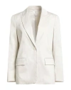 Rebel Queen By Liu •jo Woman Blazer Beige Size 8 Cotton, Elastane