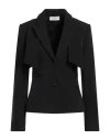 Rebel Queen By Liu •jo Woman Blazer Black Size 12 Polyester, Elastane In Black